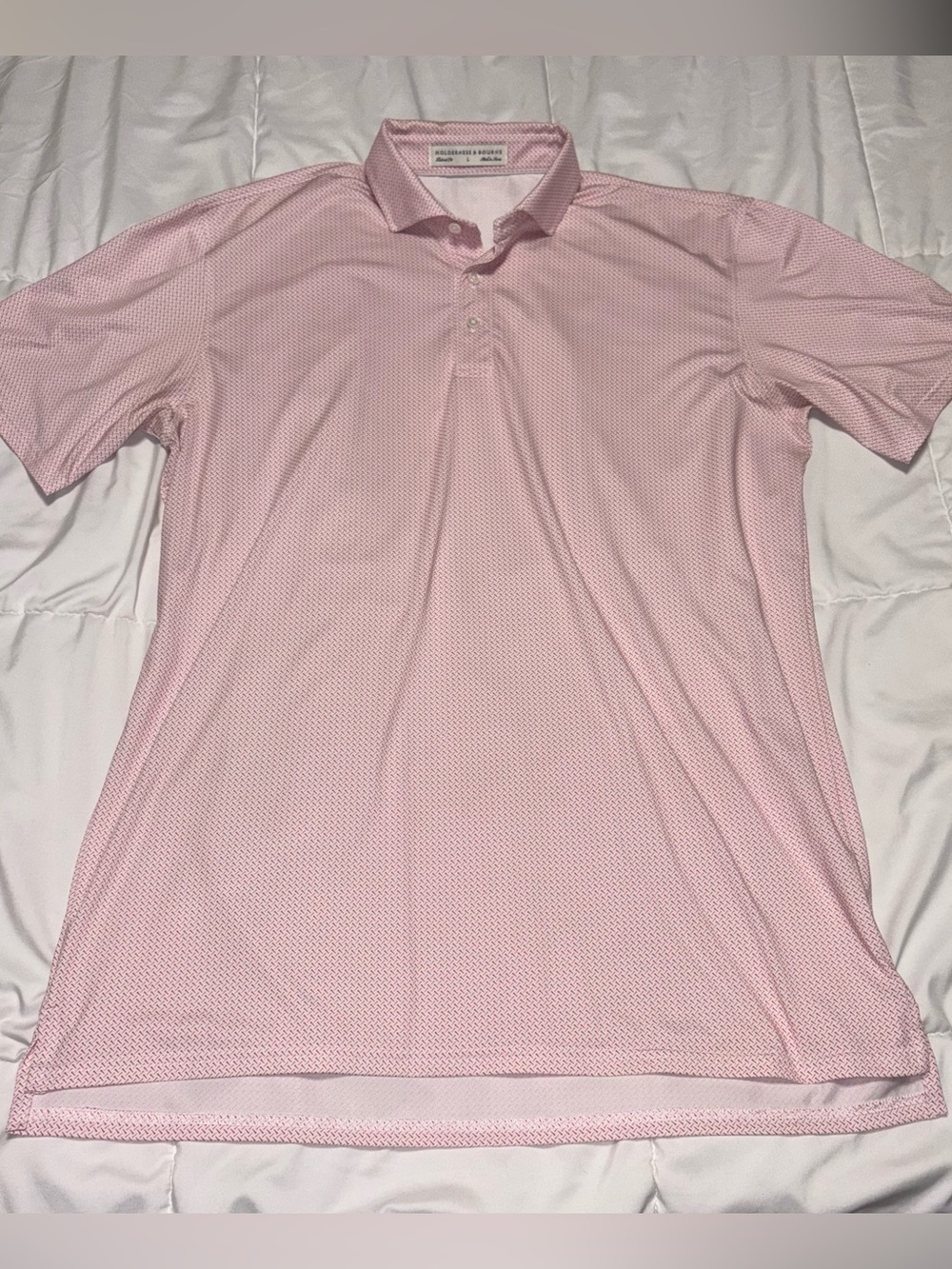 Holderness & Bourne The Cromwell Polo Men’s Large Tailored Fit Golf Tees Print